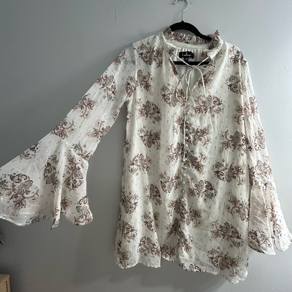 Lulus paisley print tunic swing dress - Picture 7 of 8